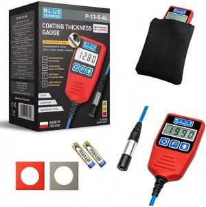 مقياس سمك الطلاء DX-13-S-AL الاحمر  من بلو تكنولوجي 