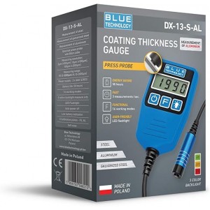 مقياس سمك الطلاء DX-13-S-AL الازرق من بلو تكنولوجي
